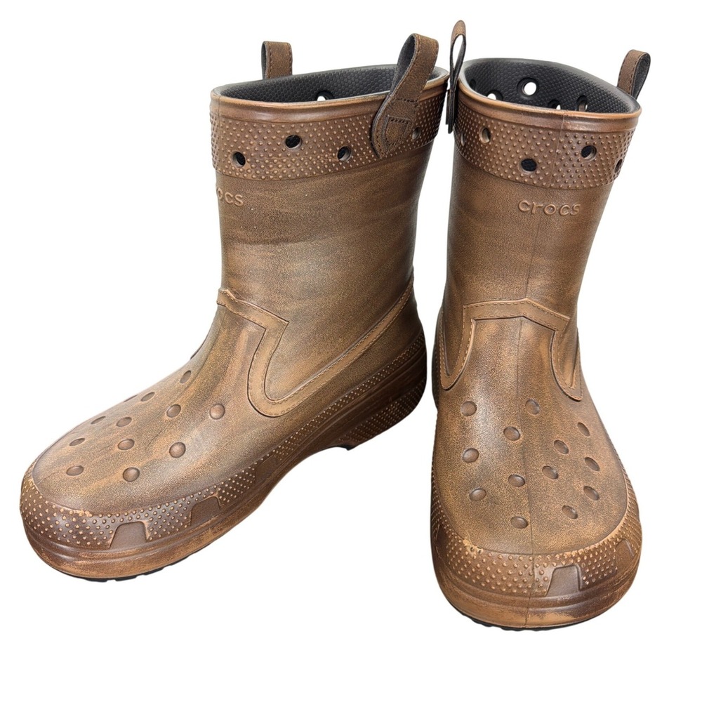 Huckberry X Crocs Classic Western Boots M8 W10 Limited Edition Rare 208703